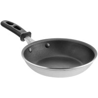Vollrath 67607 Wear-Ever 7" Aluminum Non-Stick Fry Pan with SteelCoat x3 Coating and Black TriVent Silicone Handle