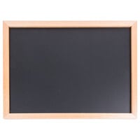 Aarco OC1824NT-B OAK/BOXED 18 inch x 24 inch Oak Frame Black Chalk Board