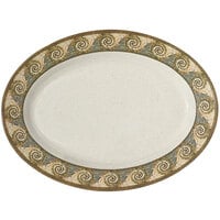 GET OP-630-MO 30 inch x 20 1/4 inch Mosaic Oval Platter - 6/Pack