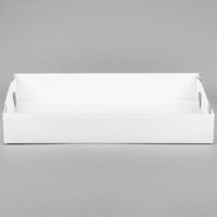 Baker's Mark 25 7/8 inch x 18 1/16 inch x 4 inch White Full Sheet Corrugated Cake / Bakery Box Bottom - 25/Bundle