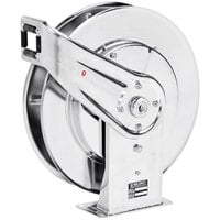 Reelcraft 7800 OLS Series 7000 Stainless Steel Hose Reel for 1/2" x 50' Hoses