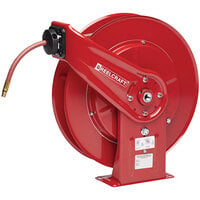 Reelcraft 7650 OLP Series 7000 3/8" x 50' Low Pressure Premium-Duty Hose Reel