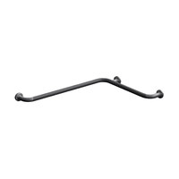 American Specialties, Inc. 10-3850-P 24 inch x 36 inch Peened Stainless Steel Horizontal Grab Bar with Snap Flange