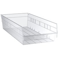 Clear Shelf Bin, 17 7/8 inch x 8 3/8 inch x 4 inch