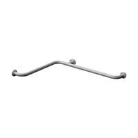 American Specialties, Inc. 10-3850 24 inch x 36 inch Smooth Stainless Steel Horizontal Grab Bar with Snap Flange