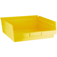 Yellow Shelf Bin, 11 5/8 inch x 11 1/8 inch x 4 inch