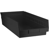 Black Shelf Bin, 17 7/8 inch x 8 3/8 inch x 4 inch