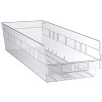 Clear Shelf Bin, 17 7/8 inch x 6 5/8 inch x 4 inch