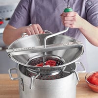 Garde XL Heavy-Duty Stainless Steel Rotary Food Mill with 3 Sieves - 5 Qt. Capacity