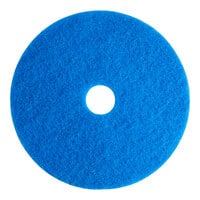 Lavex Basics 20" Blue Cleaning Floor Machine Pad - 5/Case