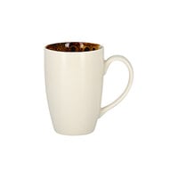 RAK Porcelain Wild 8.8 oz. Brown Porcelain Mug - 6/Case