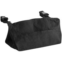 Lavex Black Single Pocket Trash Bag Dispenser