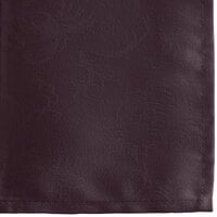 Snap Drape Windsor Damask Chocolate 20 inch x 20 inch 100% Polyester Cloth Napkin