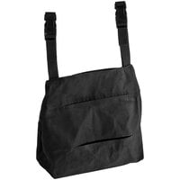 Lavex Black Double Pocket Trash Bag Dispenser