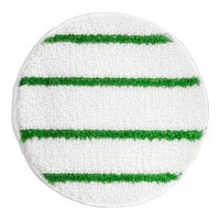 Lavex Basics 17" Carpet Bonnet with Green Scrubbing Strips