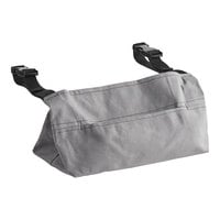 Lavex Gray Single Pocket Trash Bag Dispenser