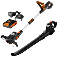 Scotts Cordless String Trimmer and Blower with 2.0Ah Battery and Fast Charger LCPK02020S - 20V