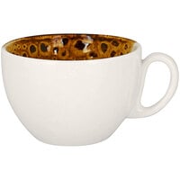 RAK Porcelain Wild 9.45 oz. Brown Porcelain Coffee Cup - 12/Case