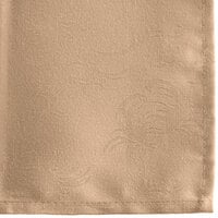 Snap Drape Windsor Damask Sandalwood 20 inch x 20 inch 100% Polyester Cloth Napkin