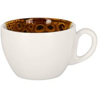 RAK Porcelain Wild 6.75 oz. Brown Porcelain Coffee Cup - 12/Case