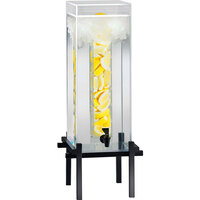 Cal-Mil 1132-5INF-13 One by One Black 5 Gallon Beverage Dispenser with Infusion Core