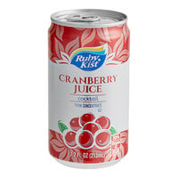 Ruby Kist Cranberry Juice Cocktail 7.2 fl. oz. Can - 24/Case