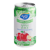 Ruby Kist Apple Juice 7.2 fl. oz. Can - 24/Case