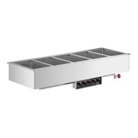 ServIt SDW-5H Five Pan Full Size Insulated Drop-In Hot Food Well - 208/240V