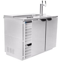 Beverage-Air DD50HC-1-C-S Single Tap Club Top Kegerator Beer Dispenser - Stainless Steel Front, (2) 1/2 Keg Capacity