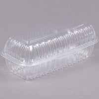 Clear Disposable Food Containers with Lids, Plastic Take Out Boxes (9x6x4  In, 50 Pack)