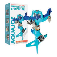 Aqua Joe AJ-ISSS Indestructible Zinc 360 Degree Sprinkler with Step Stake - 1390 Sq. Ft.