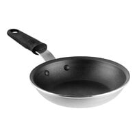 Vollrath Wear-Ever 7" Aluminum Non-Stick Fry Pan with CeramiGuard II Coating and Black Silicone Handle 672407