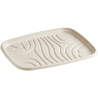 World Centric Compostable Fiber Serving Tray 14 inch x 18 inch - 100/Case