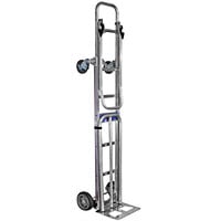 B&P Manufacturing 600 / 1,200 lb. Capacity Folding Snack Hand Truck with 14 inch x 10 1/2 inch Nose Plate HTA-14