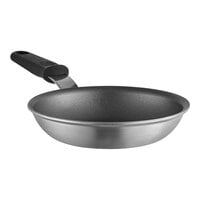 Vollrath Wear-Ever 7" Aluminum Non-Stick Fry Pan with Rivetless Interior, CeramiGuard II Coating, and Black Silicone Handle 562407
