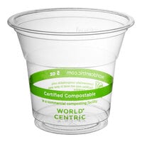 World Centric 5 oz. PLA Plastic Compostable Cold Cup - 2000/Case