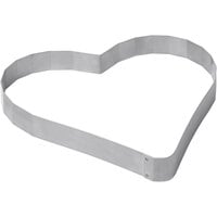 LloydPans 12" x 12" Stainless Steel Heart Cake Ring RNG-15203