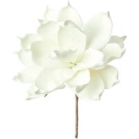 Kalalou 6" Artificial Medium White Floral Stems - 6/Case