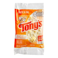 Tony's 2.8 oz. 51% Whole Grain Breakfast Bagel with Mozzarella and Eggs - 96/Case