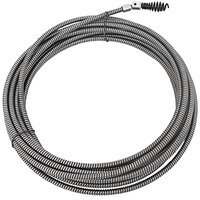 General Pipe Cleaners 120100-50HE1-A-DH 5/16" x 50' Flexicore Cable with Down Head for Select Drain Cleaning Machines