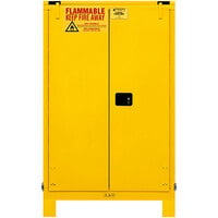Durham Mfg 90 Gallon Steel Flammable Storage Cabinet with Legs and Self-Close Doors 1090SL-50