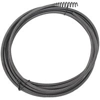 General Pipe Cleaners 120010-25HE1 1/4" x 25' Flexicore Cable with EL Basin Plug Head for Select Drain Cleaning Machines