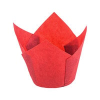 Novacart Red Tulip Baking Cup 2" x 2 3/4" - 2000/Case