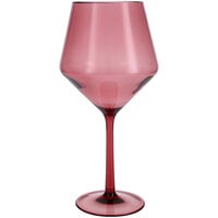 Fortessa Sole 22 oz. Rose Tritan™ Plastic Red Wine Glass - 12/Case