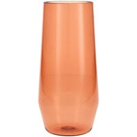 Fortessa Sole 18 oz. Terra Cotta Tritan™ Plastic Beverage Glass - 12/Case