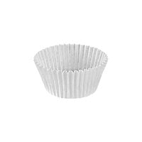 Novacart White Fluted Baking Cup 1 1/2" x 1" - 30000/Case