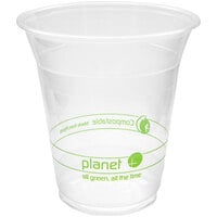 Stalk Market Planet+ PLA-12 12 oz. PLA Plastic Compostable Cold Cup - 1000/Case