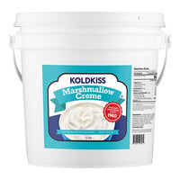 Koldkiss Marshmallow Ready-to-Use Snowball Creme Topping 10 lb. Pail