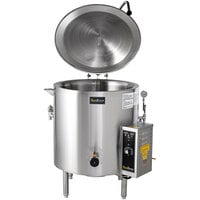 AccuTemp ALLGB-40 Edge Series 40 Gallon Liquid Propane Stationary Kettle - 83,100 BTU