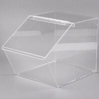 Cal-Mil 943 Classic Slant Front Acrylic Food Bin - 12 1/2" x 16" x 12 1/2"